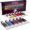 Oil Paint Set - 21ml x 12 Tubes - Artist Quality - Lightfast - Heavy Body - Highly Pigmented Oil-based Colors - Excellent Coverage - Professional Painting Supplies